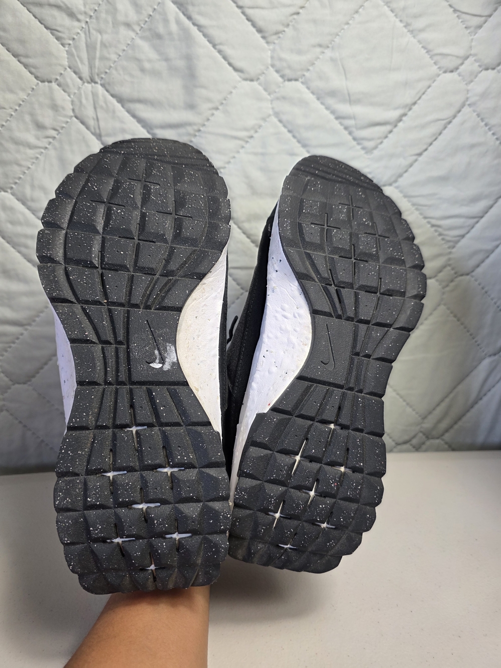 Nike Crater Remixa Shoes Sneakers Black Men's Size 10 Recycled Content - Picture 4 of 8